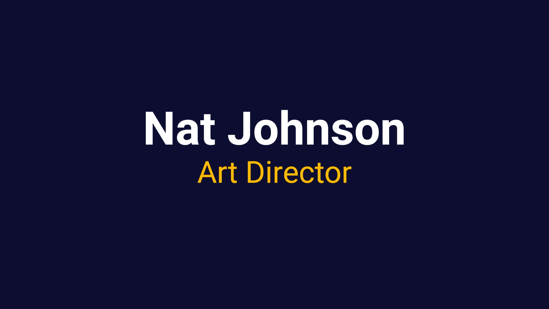 Intro Slide