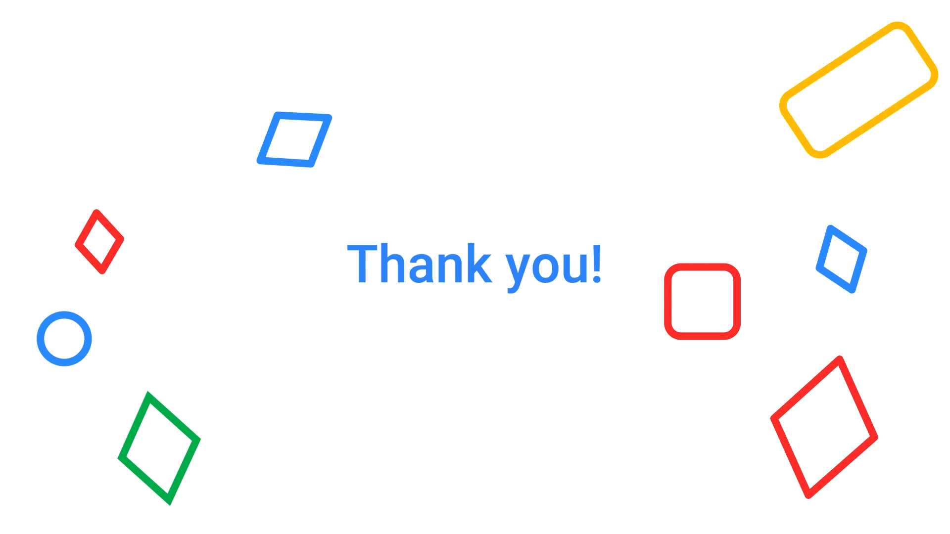 Thank You Slide