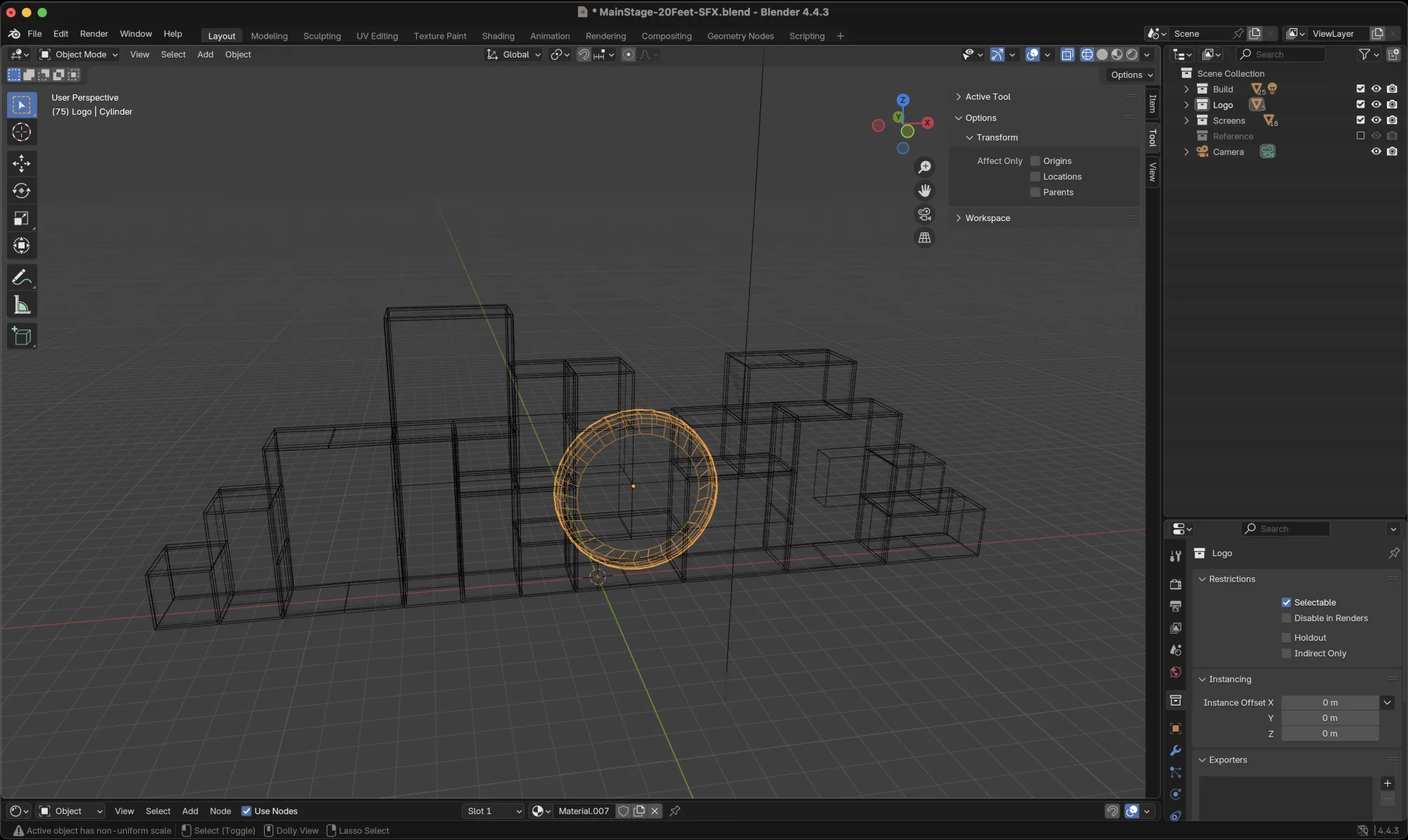 Wireframe block-out, testing the silhouette