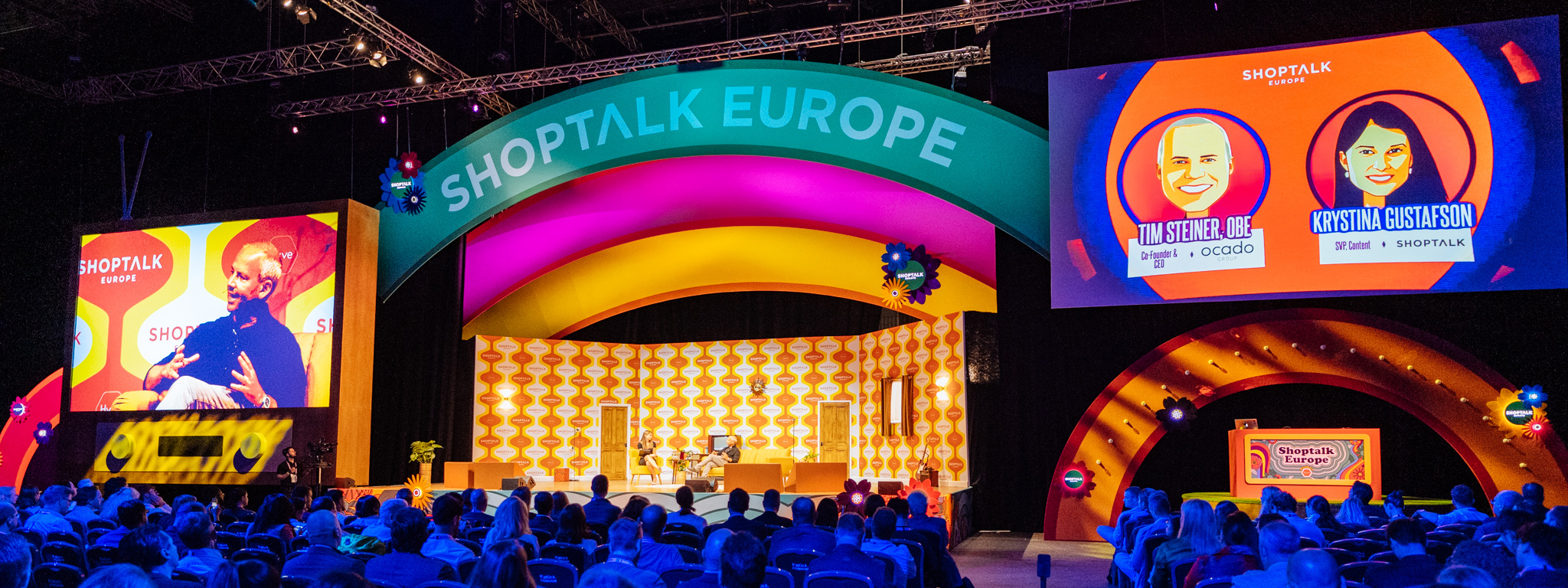 Shoptalk Europe mainstage build