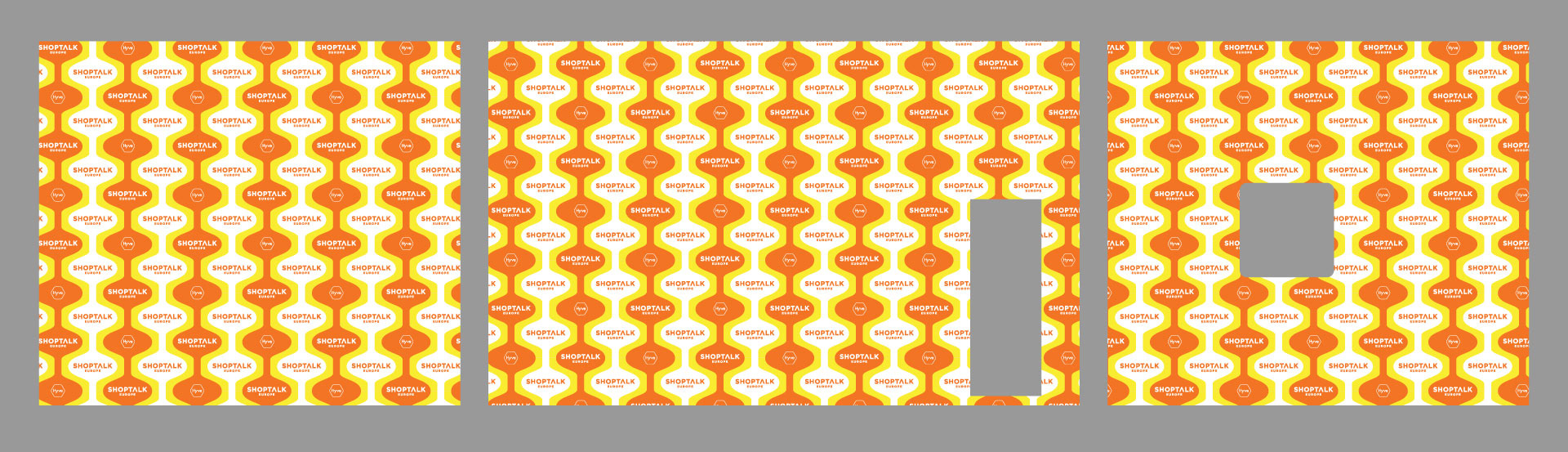 Retro pattern panels