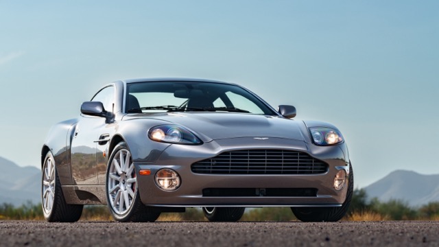 Aston Martin on a coastal road